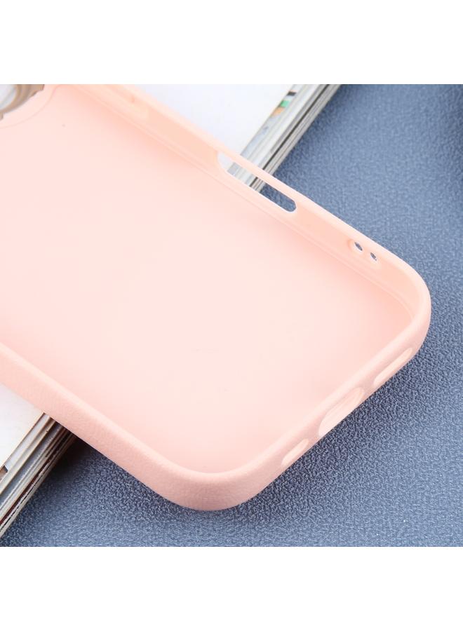 S-TOP Case For iPhone 16 Plain Imitation Leather Back Cover Phone Case - Image 5