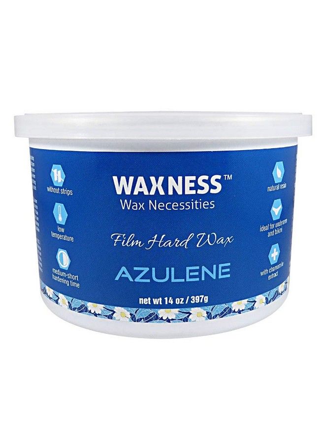 wax necessities Waxness Azulene Stripless Hard Wax Tin 14 Ounces - Image 2