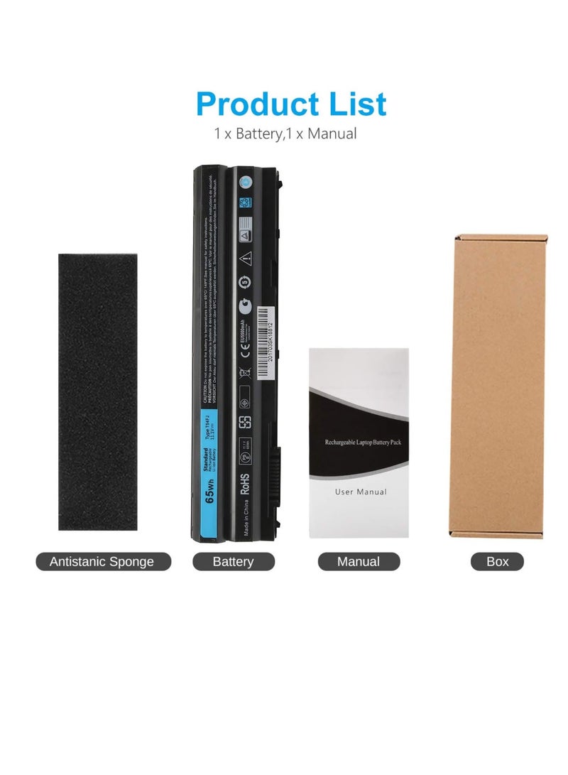 بطارية كمبيوتر محمول جديدة E6420 T54FJ لأجهزة Dell Latitude E5420 E5530 E6430 E6520 E6530 E6440 E6540 E5430 E5520 Inspiron 15R (5520) 17R (5720) 17R (7720) 15R (7520) رقم الجزء: 8858X T54F3 M5Y0X P8TC7 P9TJ0 R48V - Image 5