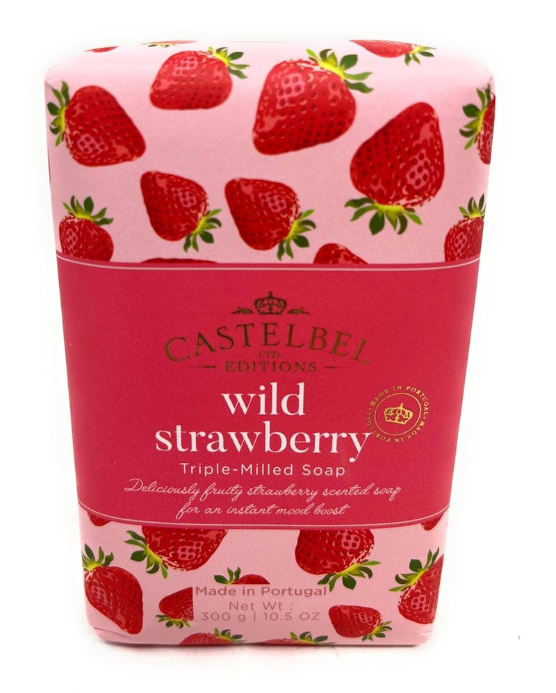 Castelbel Wild Strawberry Luxury Fragranced Soap 105 Ounces