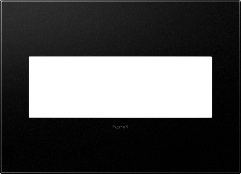 Adorne Legrand Adorne AWP3GGR4 3Gang Wall Plate in Graphite  - Image 1