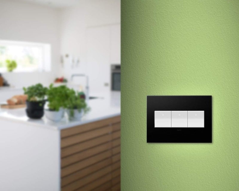 Adorne Legrand Adorne AWP3GGR4 3Gang Wall Plate in Graphite  - Image 5