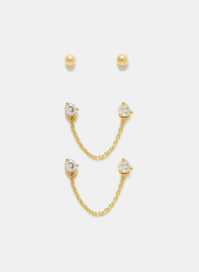 ALDO Taleclya Earrings (Pack of 3)