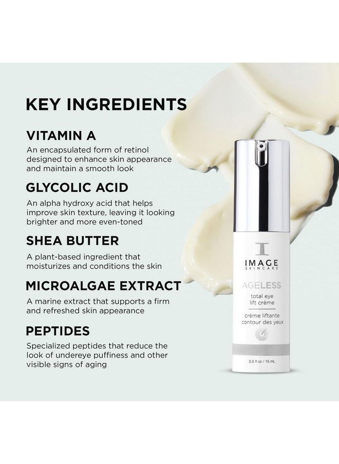 IMAGE SKINCARE - Image Skincare Ageless Total Eye Lift Creme 15 ml / 0.5 oz - Image 1