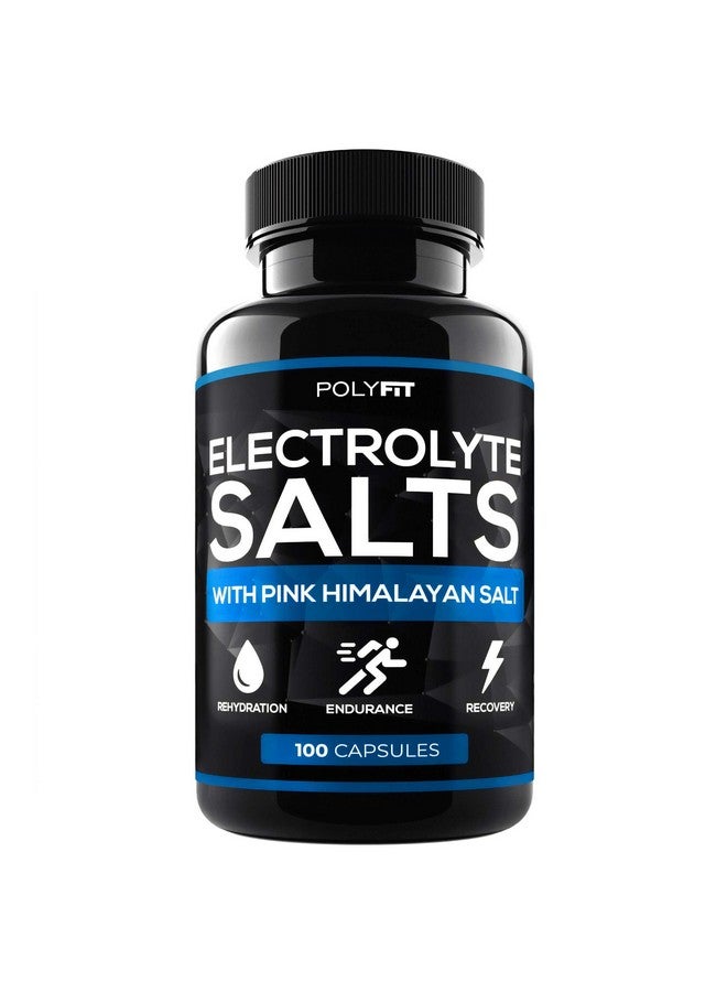 Polyfit Electrolyte Salt Tablets - 100 Pills - Electrolytes Replacement Supplement For Rapid Hydration - Image 1