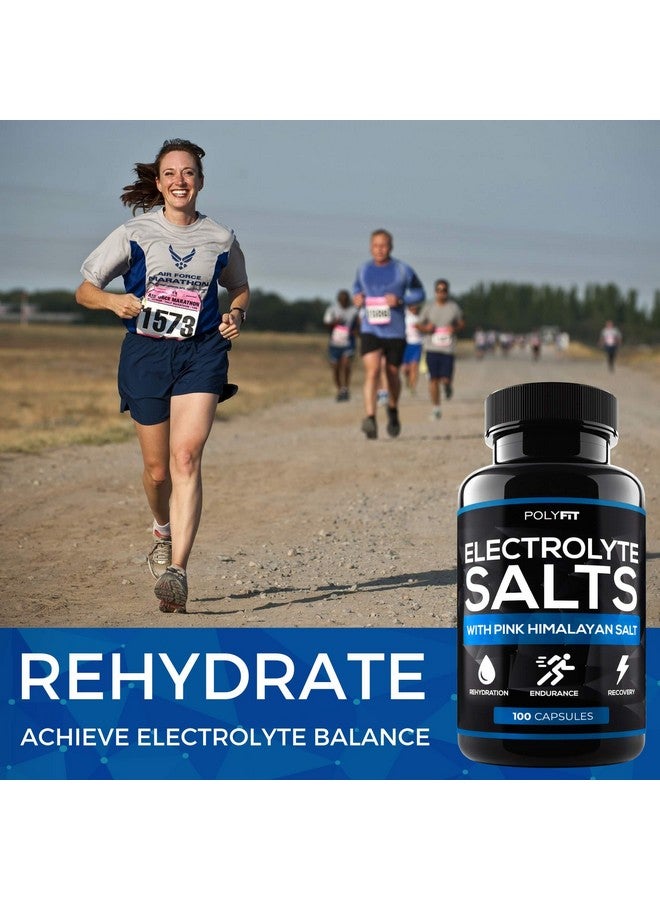 Polyfit Electrolyte Salt Tablets - 100 Pills - Electrolytes Replacement Supplement For Rapid Hydration - Image 4
