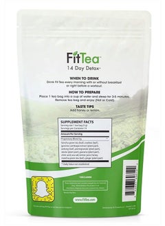 Fittea The ORIGINAL FitTea 14 Day Detox Tea for Weight Loss and Belly Fat - Detox Cleanse Weight Loss Tea for Women and Men - Clinically Tested Slim Tea Detox Drink  - Image 4