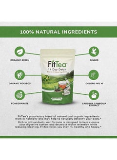 Fittea The ORIGINAL FitTea 14 Day Detox Tea for Weight Loss and Belly Fat - Detox Cleanse Weight Loss Tea for Women and Men - Clinically Tested Slim Tea Detox Drink  - Image 3