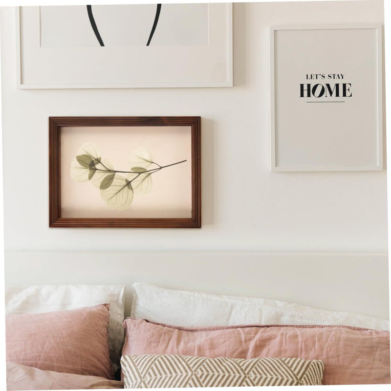 صندوق عرض ظل الزهرة المجففة 33x24.5x4.5 سم إطار صور زخرفي لتذكارات المنزل - Image 5