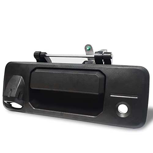 SYOAUTO Tailgate Handle for 2014-2019 Toyota Tundra and 2016-2020 Toyota Tacoma Liftgate Latch Handle with Rear Camera Hole Replaces# 69090-0C090, 69090-0C091 - Image 1