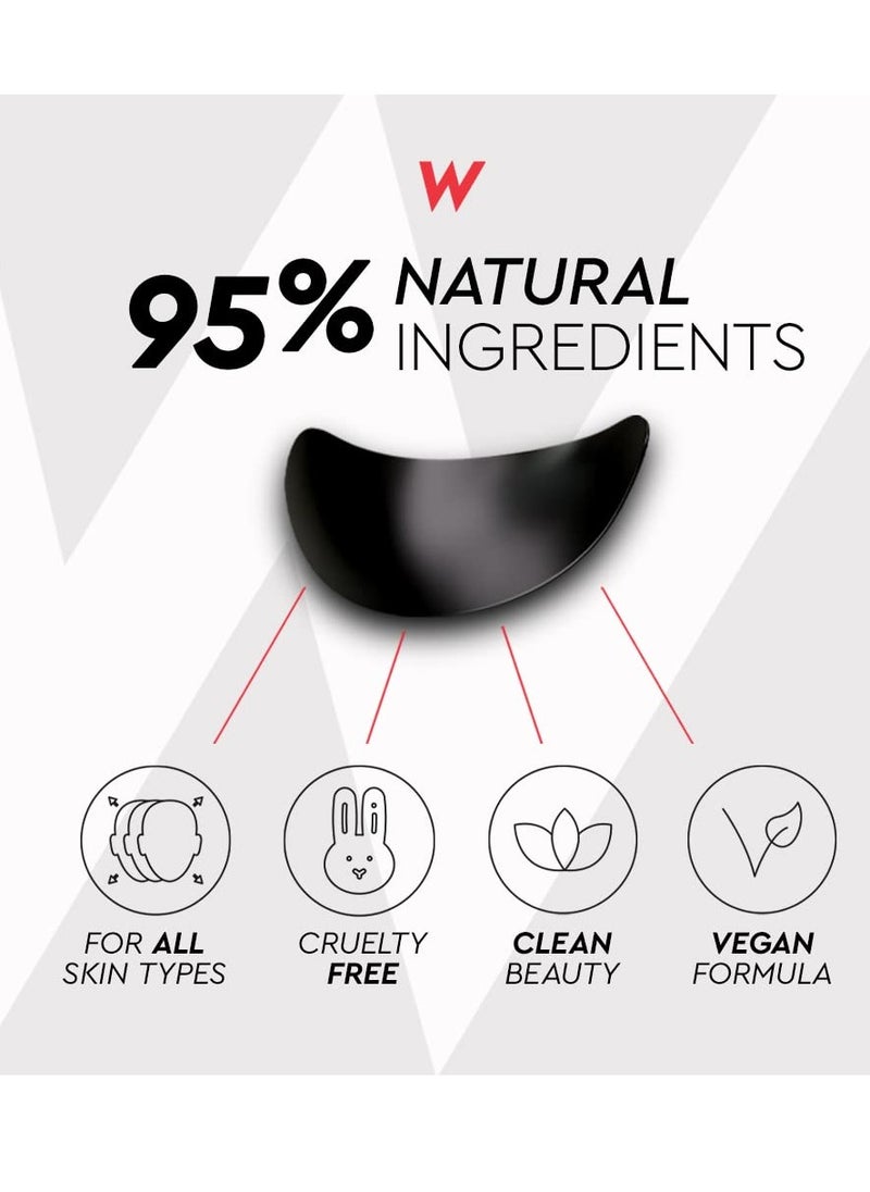 The Wolf Project Wolf Project Under Eye Patches (5 pairs) For Dark Circles, Puffy Eyes, and Wrinkles - With Caffeine, Vitamin C and Peptides. Under Eye Masks Reduce Tired Eyes And Under Eye Bags  - Image 4
