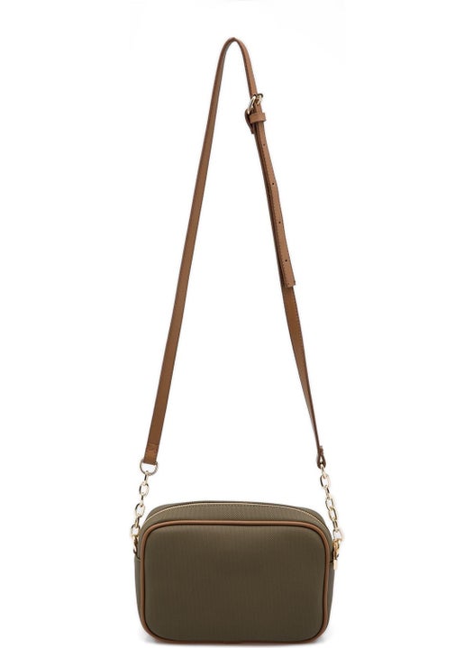 BEVERLY HILLS POLO CLUB 05BHPC8007-HK Khaki Women's Shoulder Bag  - Image 4
