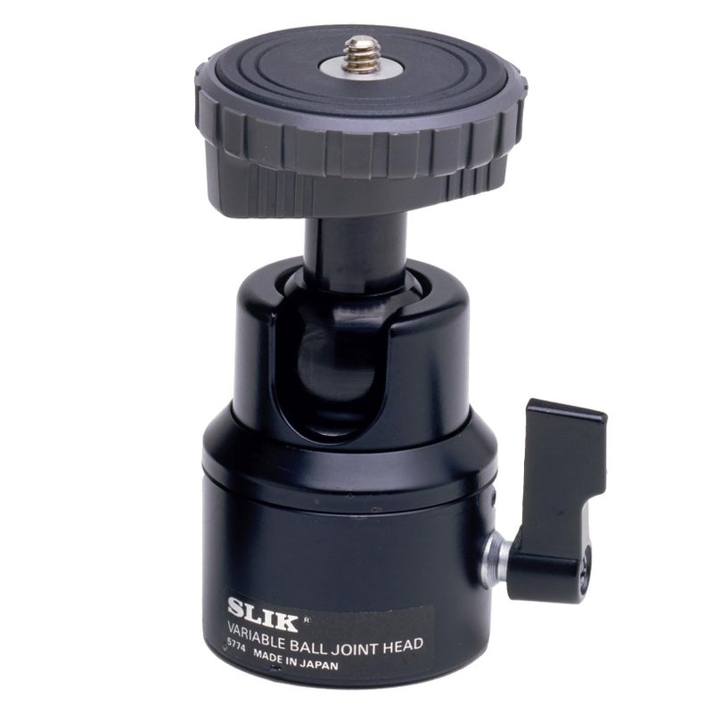 SLIK Standard Ballhead II - Supports 11.00 lb (4.99 kg), Black (618-709) - Image 5
