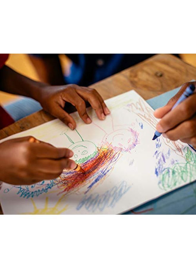 Crayola Jumbo Crayons Assorted Colors Great Toddler Crayons 16 Count - Image 5