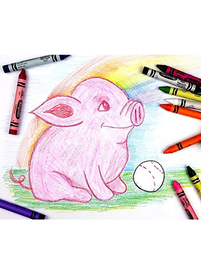 Crayola Jumbo Crayons Assorted Colors Great Toddler Crayons 16 Count - Image 4