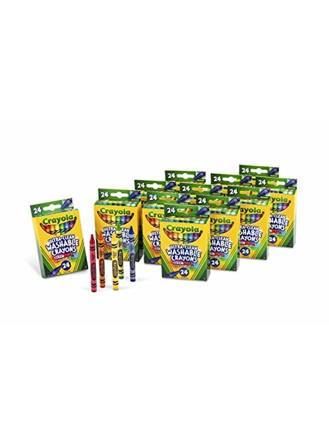 Crayola Jumbo Crayons Assorted Colors Great Toddler Crayons 16 Count - Image 1
