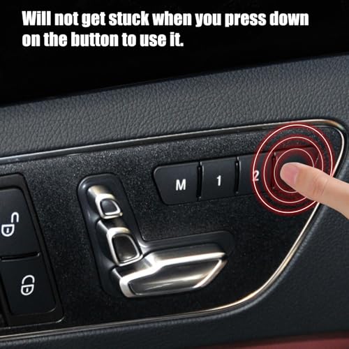 Jaronx Compatible with Mercedes Benz Seat Memory Button Replacement, Door Panel Buttons for C-Class W204,E-Class W212,ML W166,CLA W117,GLK X204,GL X166,CLS W218,GLA W156,GLE/GLS W166 (Left) - Image 5