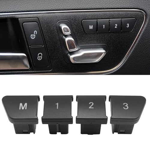 Jaronx Compatible with Mercedes Benz Seat Memory Button Replacement, Door Panel Buttons for C-Class W204,E-Class W212,ML W166,CLA W117,GLK X204,GL X166,CLS W218,GLA W156,GLE/GLS W166 (Left) - Image 1