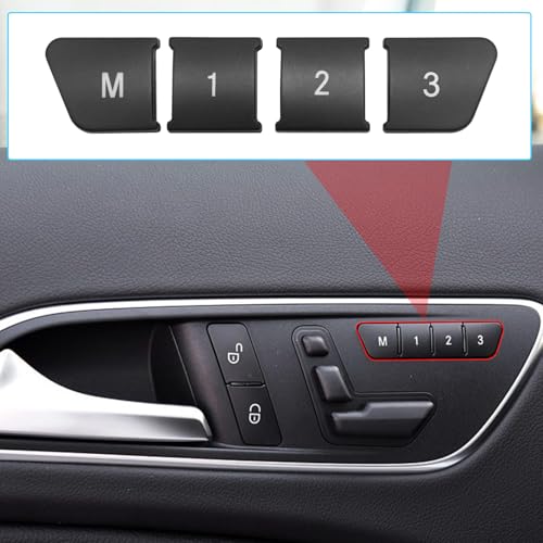 Jaronx Compatible with Mercedes Benz Seat Memory Button Replacement, Door Panel Buttons for C-Class W204,E-Class W212,ML W166,CLA W117,GLK X204,GL X166,CLS W218,GLA W156,GLE/GLS W166 (Left) - Image 4