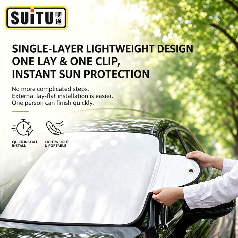 Car Windshield Sun Shade - Image 2