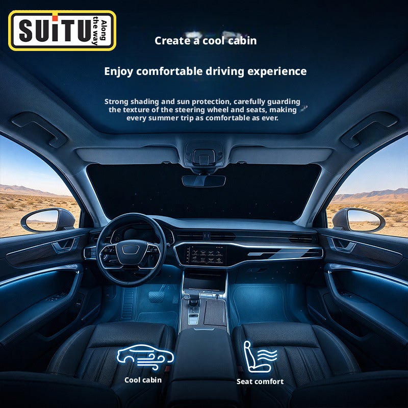 Car Windshield Sun Shade - Image 3