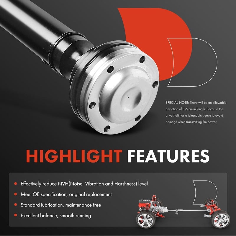 A-Premium Front Driveshaft Assembly for Jeep Grand Cherokee - Image 5