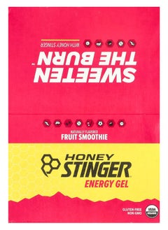 Energy Gel Fruit Smoothie 24 Packets 1.1 oz (31 g) Each