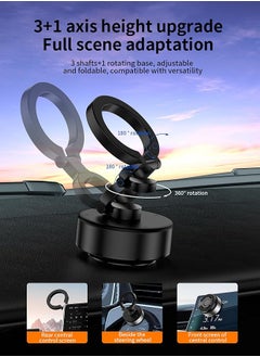 Magnetic Car Phone Mount – Vacuum Suction Foldable Dashboard Holder Universal 4.7 7 Inch Smartphones 360 Adjustable Strong Magnetic Grip Durable Aluminum Alloy - pzsku/Z436E7B60926F62FFF055Z/45/_/1740672638/085d7646-a5db-4bd7-aca3-0db2d4114359