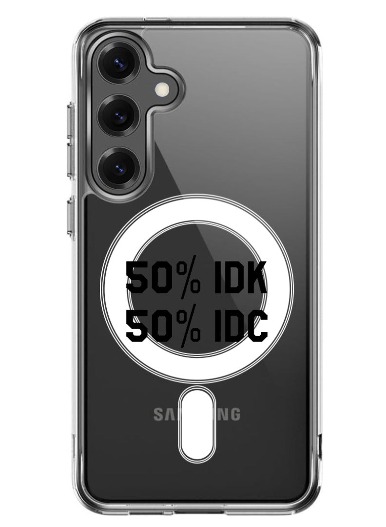 Theodor Magnetic Case for Samsung Galaxy S25 Plus 6.7-inch Compatible with MagSafe Wireless Charging, Shockproof Phone Bumper Cover IDK IDC - Image 1