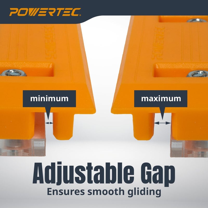 POWERTEC 72017 Router Guide Rail Adapter for Bosch 1617 Plunge Router - Compatible with , Makita, Festool, Milwaukee, Kreg ACS, WEN, Triton, and Ridgid Track Saw Guide Rails - Image 3