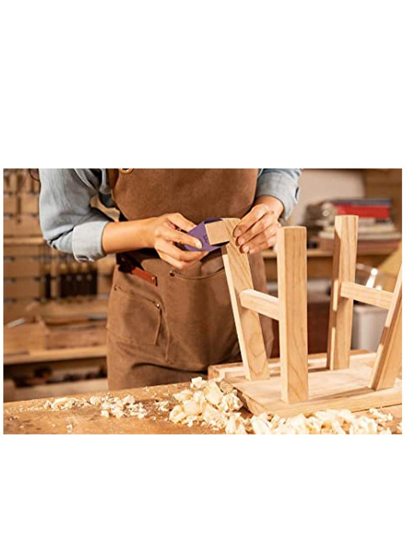 KASTWAVE عبوة 10 من ورق الصنفرة 400 حبيبة، ألمنيوم أبيض منصهر عالي الأداء لانهاء الأثاث الخشبي، طحن المعادن، تلميع السيارات - Image 4