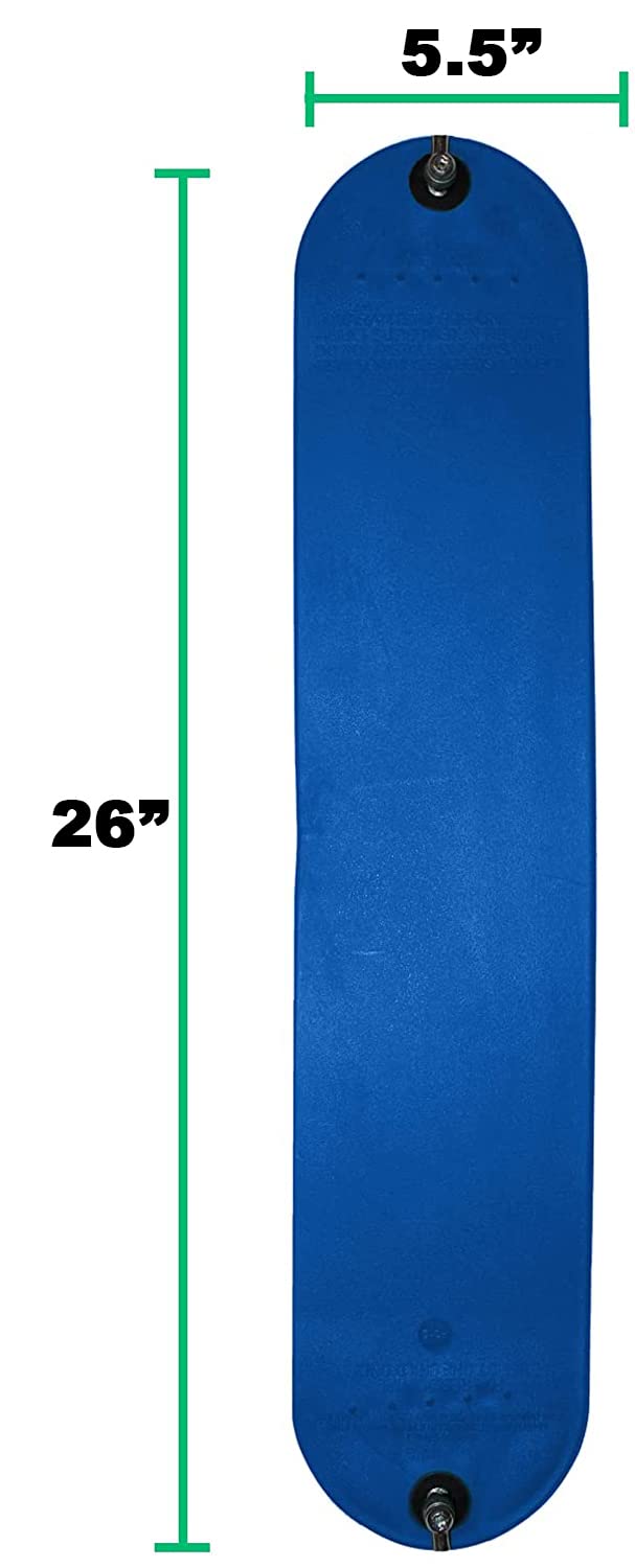 REZNOR Flexible Swing Seat Set for Kids/Adults Outdoor Park Garden Tree Backyard with 60 Plastic Coated Chain, Weight Support Upto 150Kg, Blue, (61 X 14 X 160Cm) - Image 2