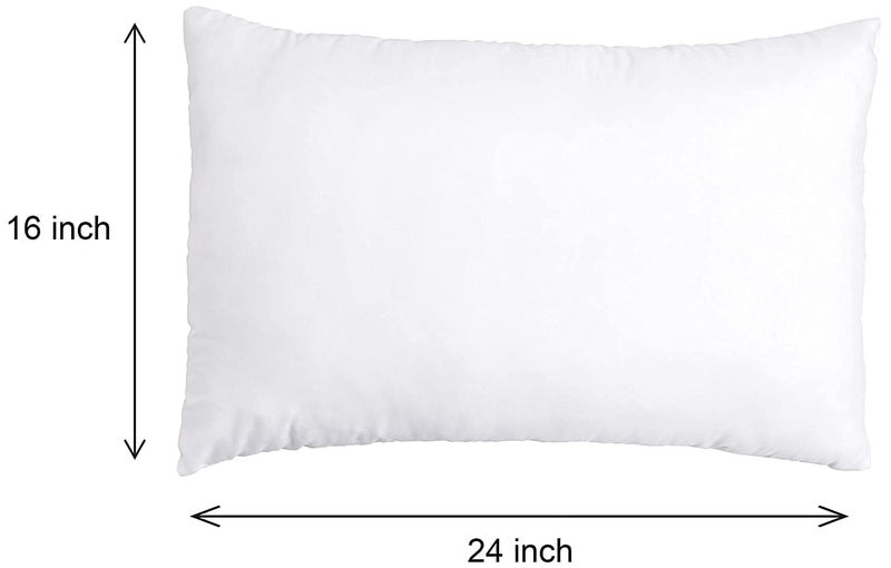 SM S M Sleeping Pillows | Hotel Quality Premium 3D Conjugated Fiber Pillow Set of 2 | Pillow 16 inch x 24 inch | Sofa Pillow, Pillows for Sleeping, Pillows for Bed, Pillow, Soft Pillow | Takiya Set of 2 - Image 4
