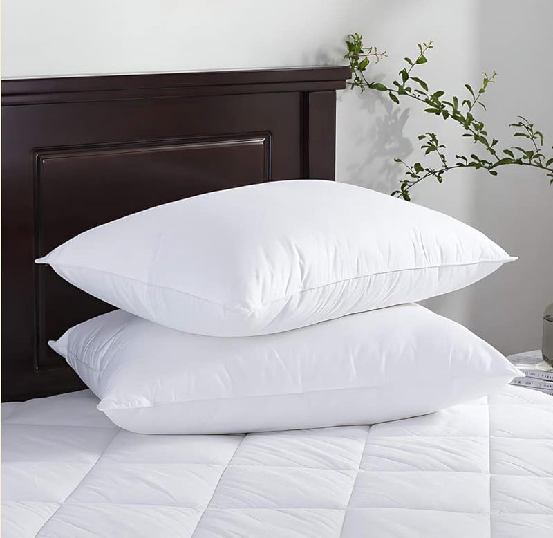 SM S M Sleeping Pillows | Hotel Quality Premium 3D Conjugated Fiber Pillow Set of 2 | Pillow 16 inch x 24 inch | Sofa Pillow, Pillows for Sleeping, Pillows for Bed, Pillow, Soft Pillow | Takiya Set of 2 - Image 1