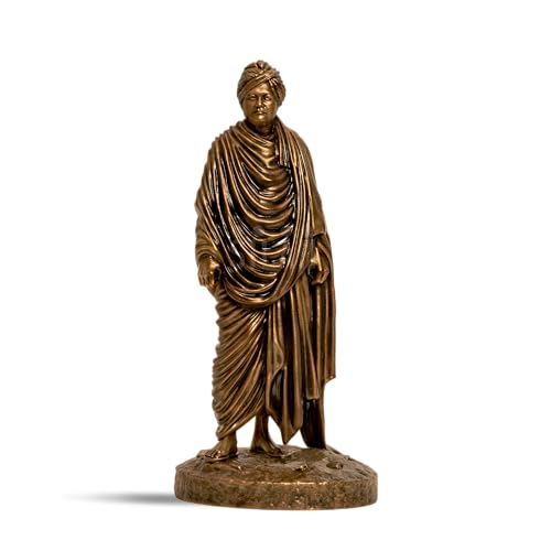 SILAII Swami Vivekananda Full Figure Sculpture | Elegant Home Decor for Living Room | Inspirational Indian Art Piece - Image 1