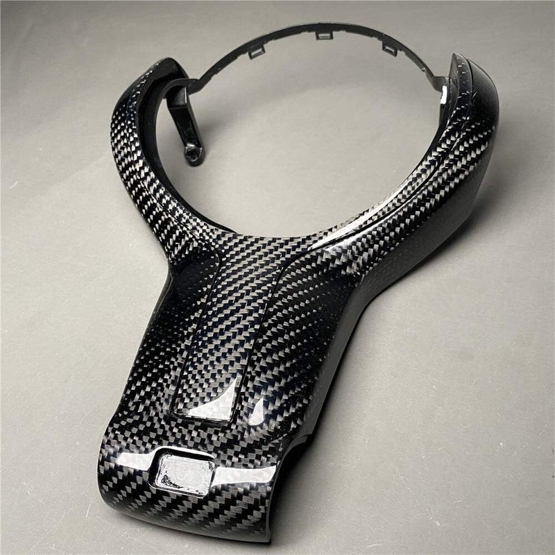 DEMULAX Carbon Fiber Steering Wheel Trim Cover for BMW - Image 2