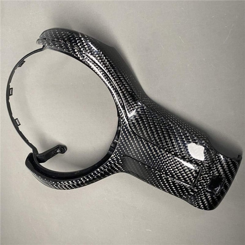 DEMULAX Carbon Fiber Steering Wheel Trim Cover for BMW - Image 4