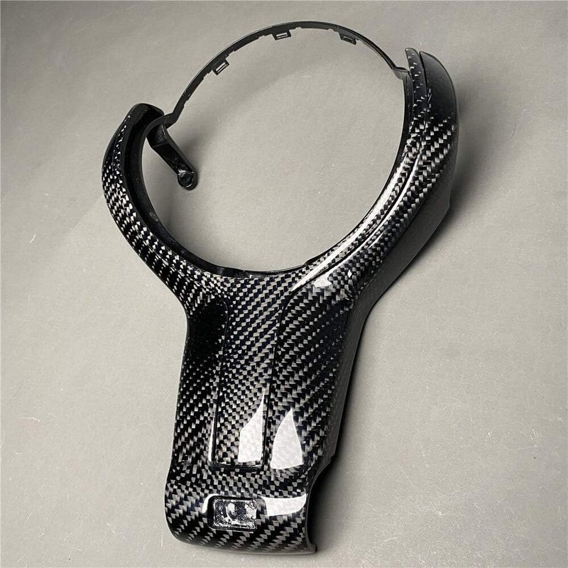 DEMULAX Carbon Fiber Steering Wheel Trim Cover for BMW - Image 3