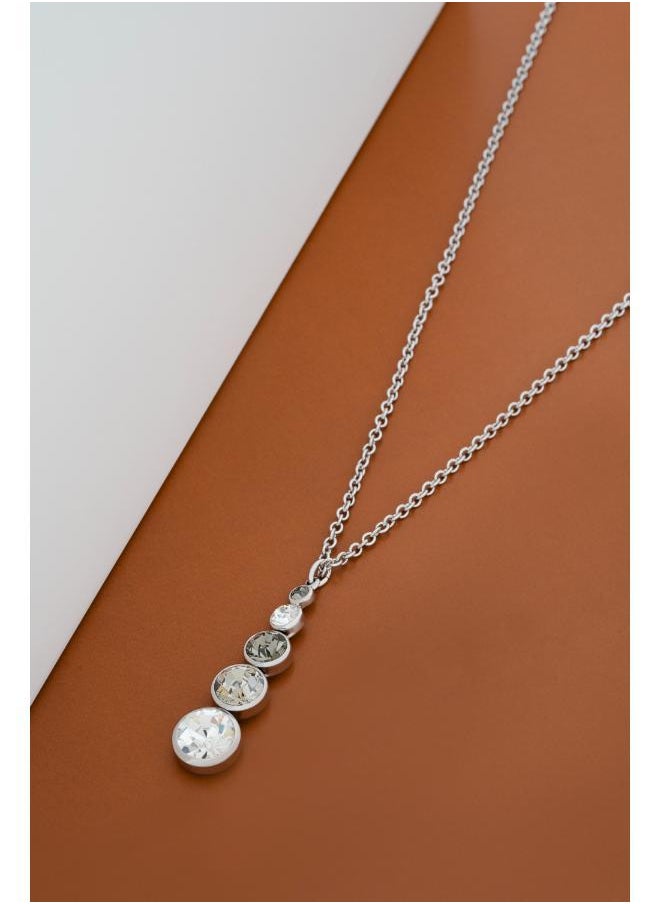 Karen Millen - Crystal Teardrop Pendant - Image 1