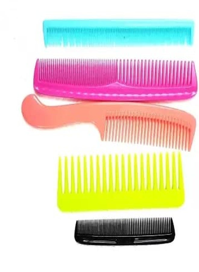 Crazygol Hair Comb Set Of 5CMulticolor Comb Men And Women - Image 2