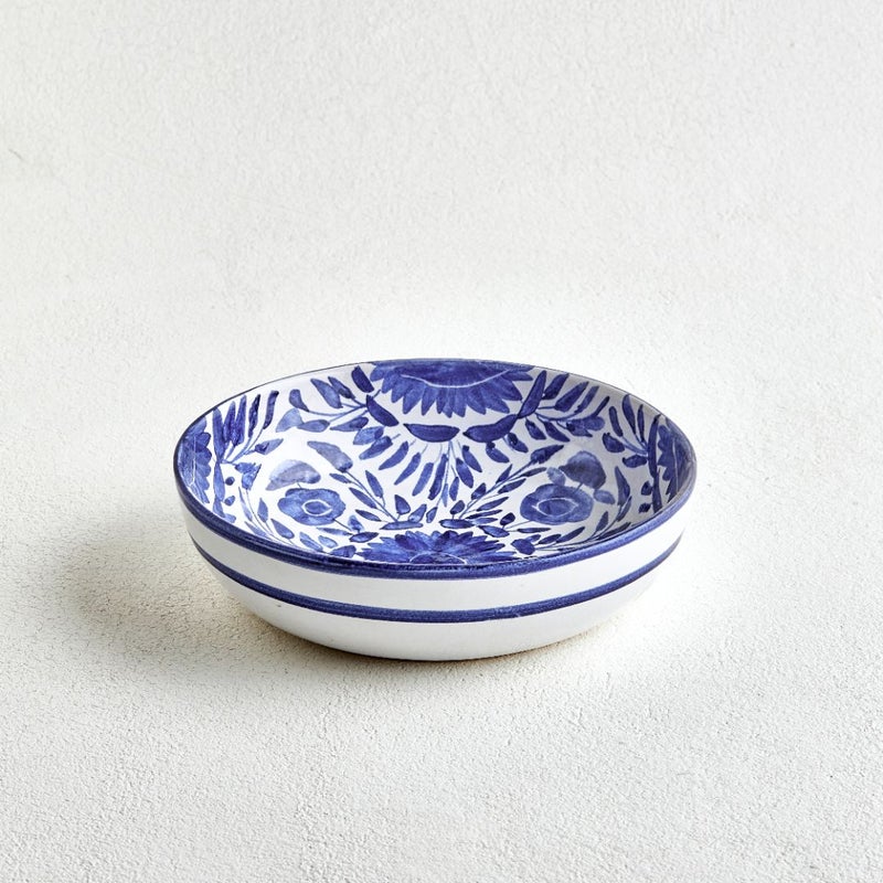 myMayz Blue Flower Pasta Plate - Image 1