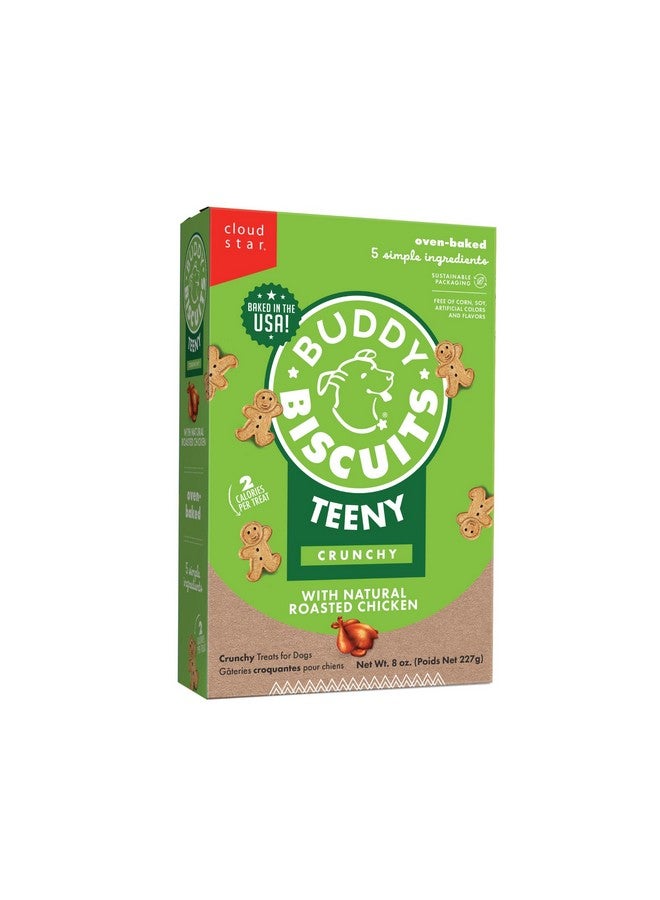 BUDDY BISCUITS Cloud Star Buddy Biscuits 8 oz. Box Teeny Crunchy Dog Treats Made with Roasted Chicken - Image 1