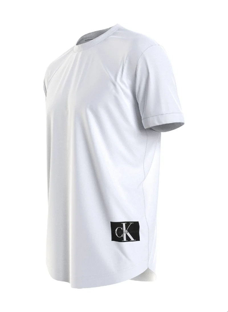 Calvin Klein Jeans Cotton Turn-Up Sleeve T-Shirt