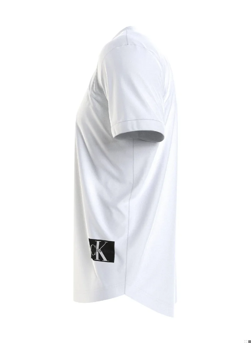 Calvin Klein Jeans Cotton Turn-Up Sleeve T-Shirt