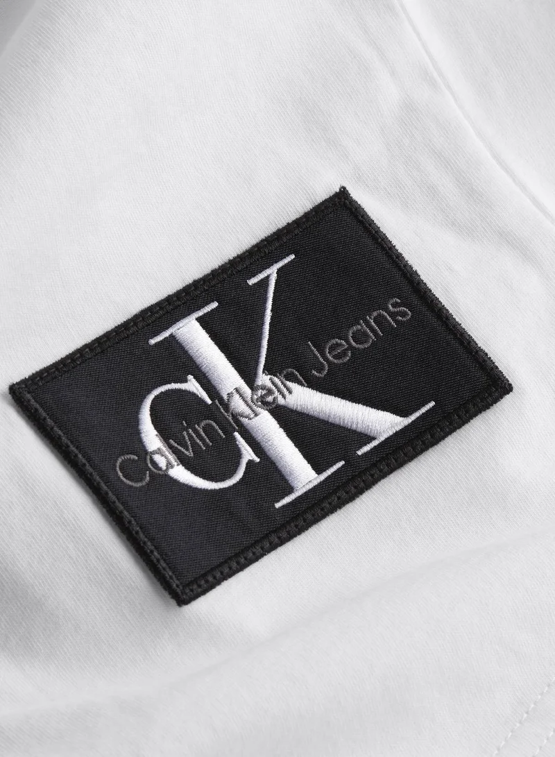 Calvin Klein Jeans Cotton Turn-Up Sleeve T-Shirt