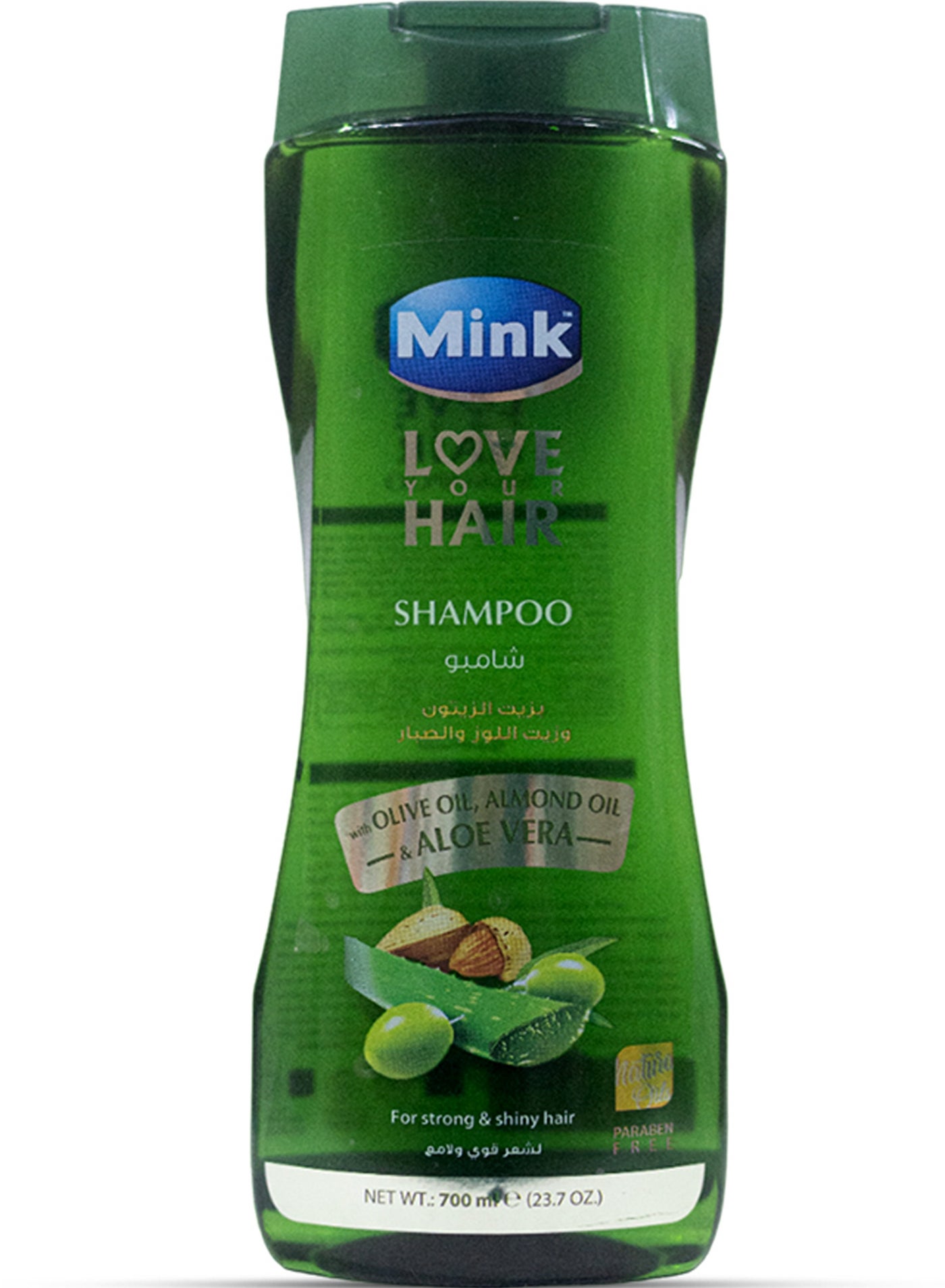 Mink Shampoo With Olive Almond Oil& Aloe vera 700Ml