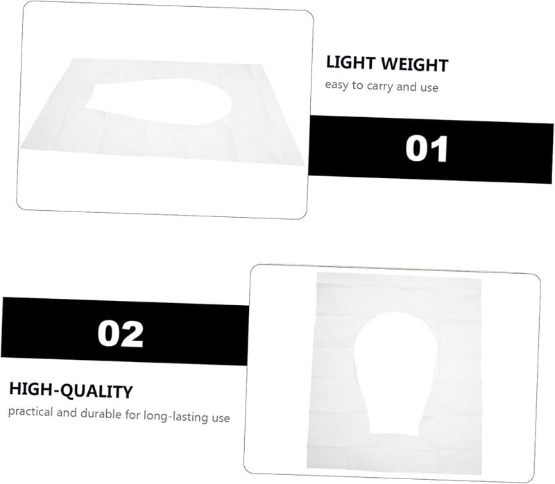 Tehaux 100 Pack Portable Disposable Toilet Seat Covers Travel Hygienic Pads For Adults And Children - Image 5