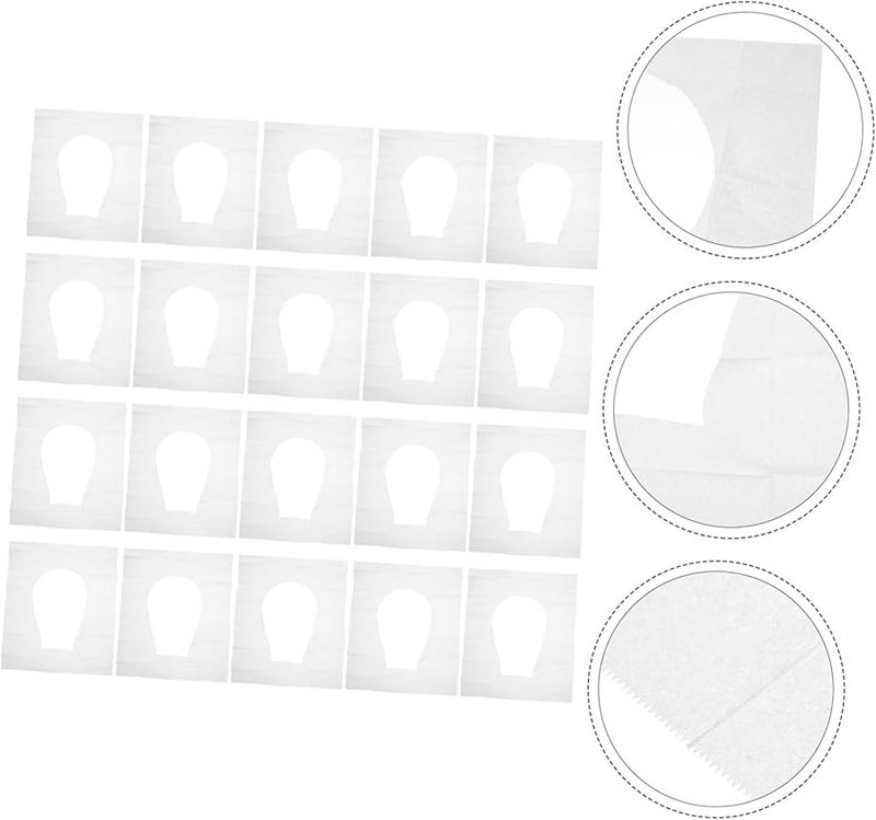 Tehaux 100 Pack Portable Disposable Toilet Seat Covers Travel Hygienic Pads For Adults And Children - Image 4