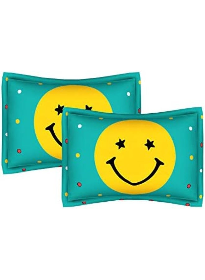 Urban Magic 104 TC Cotton Designer Printed Pillow Covers  - Image 1