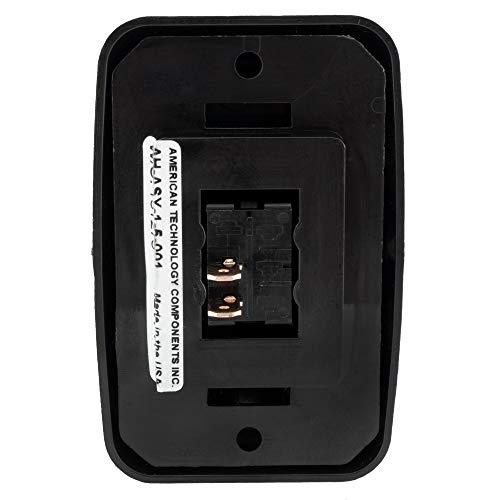 American Technology Components Single SPST On-Off Switch with Bezel, 12-Volt, for RV, Trailer, Camper (Black) - Image 5